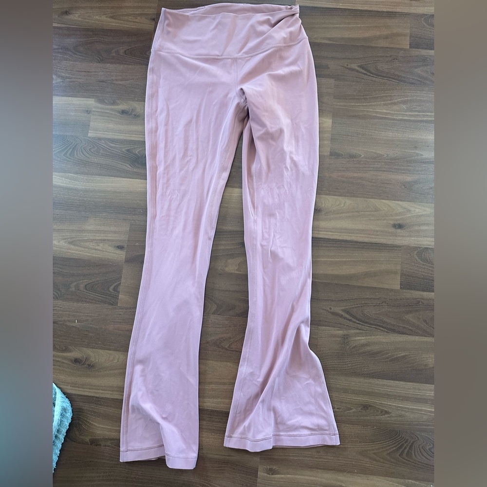 Lululemon Athletica Pink mini flare pants